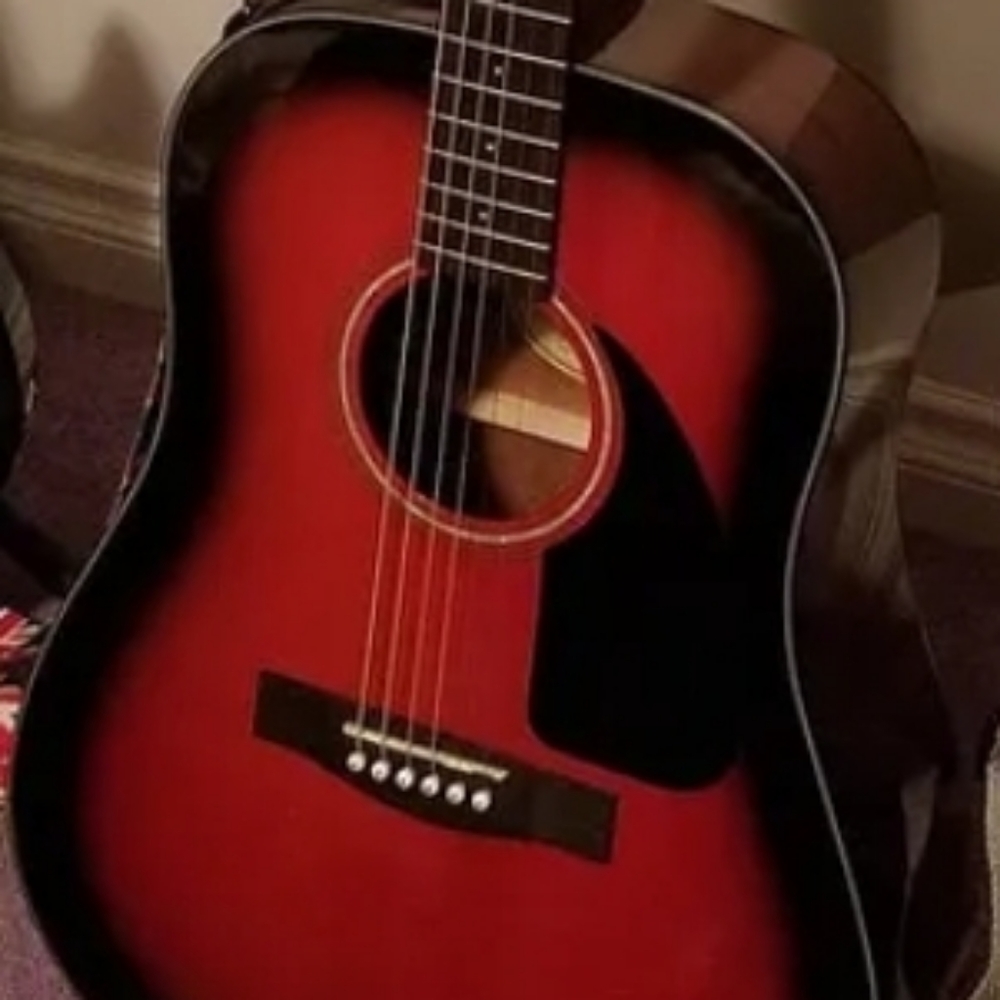 Fender acoustic guitar